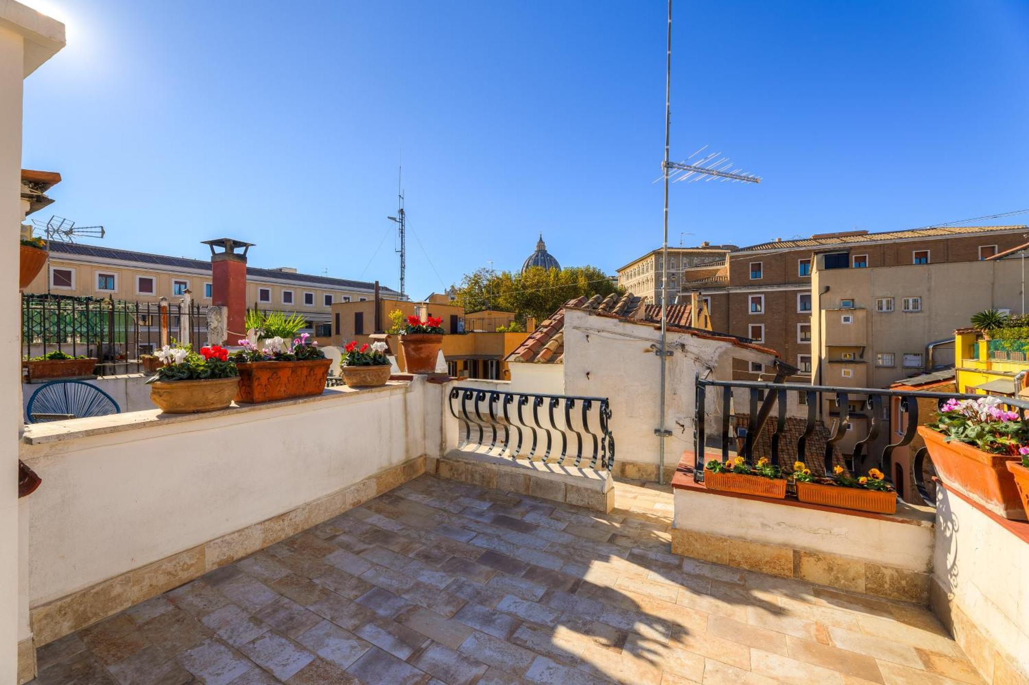 Ferienwohnung Borgo Pio Experience Rom Exterior foto